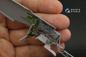 Quinta Studio QD48281 Yak-9D 3D-Printed &amp;amp; colored Interior on decal paper (Zvezda) 1/48 – Bild 5