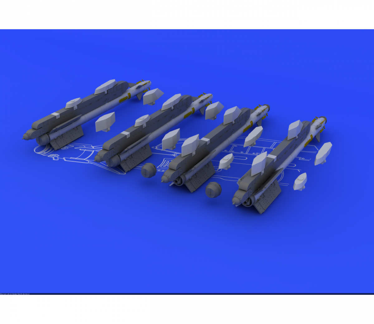 Eduard SIN64813 RUSSIAN MODERN AIRCRAFT MISSILES 1/48 – immagine 8
