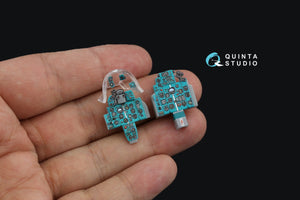 Quinta Studio QDS-48447 MiG-21UM 3D-Printed colored Interior on decal paper (Trumpeter) (Small version) 1/48 – image 10