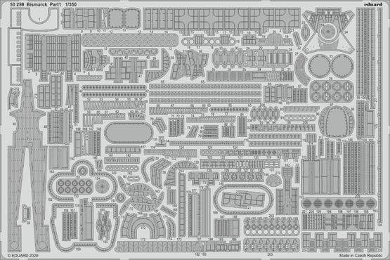 Eduard BIG5357 Bismarck for Trumpeter 1/350 – image 4
