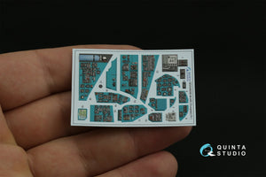 Quinta Studio QDS-48356 Mi-24D 3D-Printed &amp;amp; colored Interior on decal paper (Trumpeter) (Small version) 1/48 – immagine 7