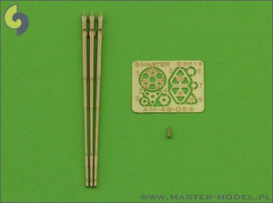 Master AM-48-056 M197 - Three-barrelled rotary 20mm cannon - turned barrels with etched barrel clamps - used on AH-1 Cobra 1/48