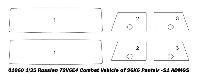 Trumpeter 01060 Russian 72V6E4 Combat Vehicle of 96K6 Pantsir -S1 ADMGS 1/35 – image 4