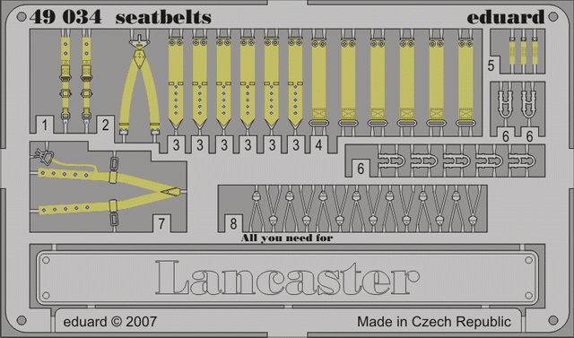 Eduard BIG4882 LANCASTER 1/48 TAMIYA – image 14