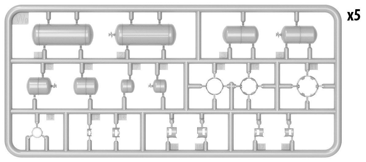 MiniArt 35619 PROPANE/BUTANE CYLINDERS 1/35 – image 3
