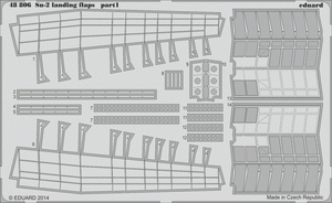 Eduard 48806 Su-2 landing flaps 1/48 ZVEZDA