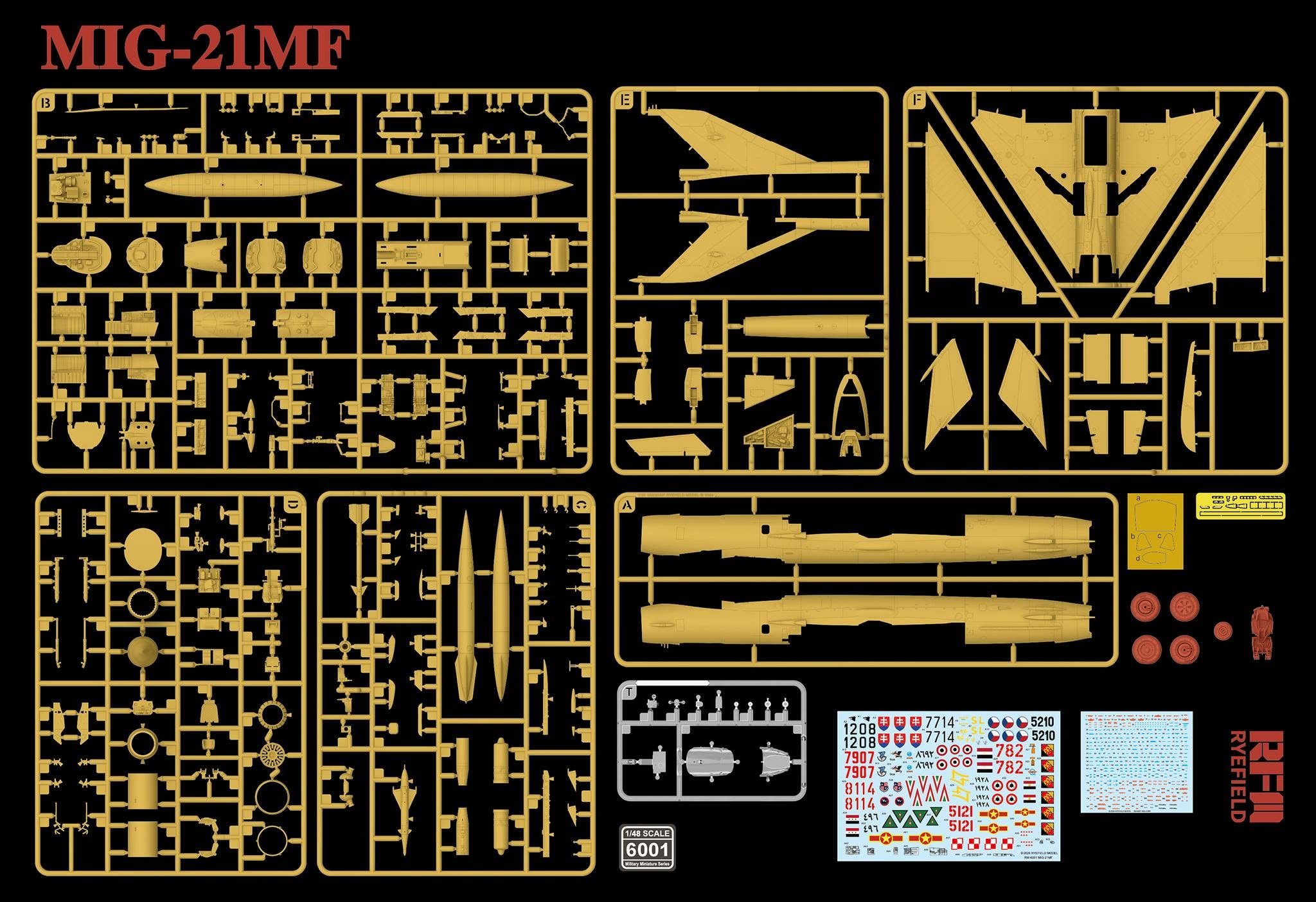Rye Field Model 6001 MIG-21MF 1/48 – obrázek 2