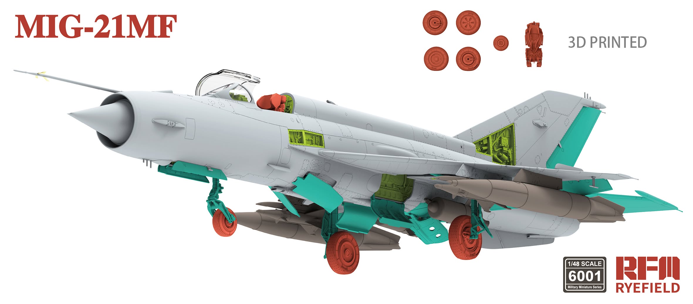 Rye Field Model 6001 MIG-21MF 1/48 – obrázek 5