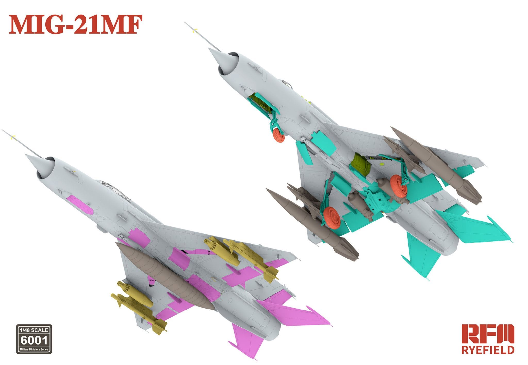 Rye Field Model 6001 MIG-21MF 1/48 – obrázek 7