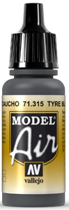 Vallejo 71315 Tire Black