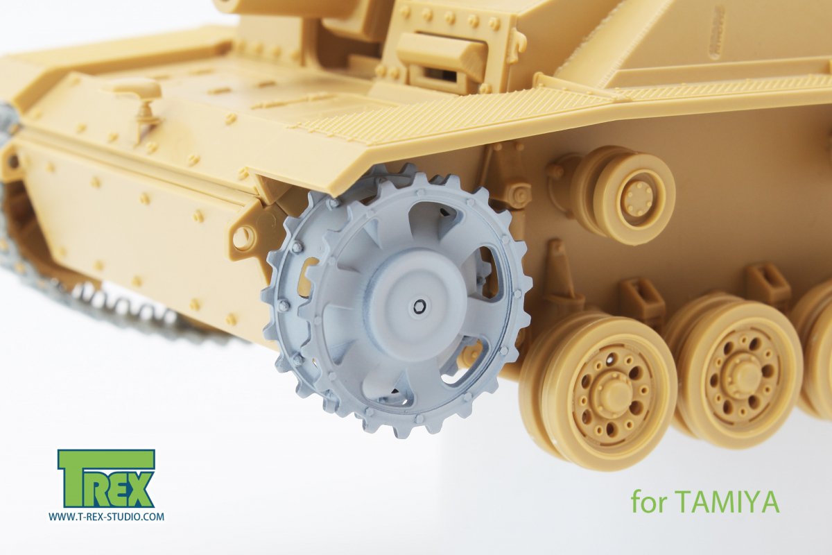 T-Rex Studio TR35007-2 Stug III Sprocket Set (Early Version) for TAMIYA 1/35 – immagine 2