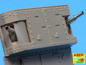 Aber 35L-156 Barrels for British WWI Tank Mark IV – Female 1/35 – Bild 4