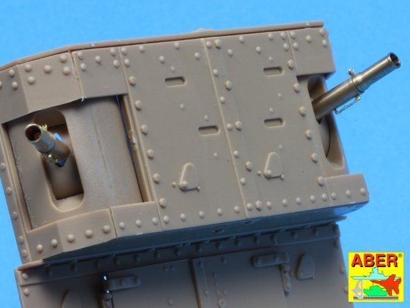 Aber 35L-156 Barrels for British WWI Tank Mark IV – Female 1/35 – Bild 4