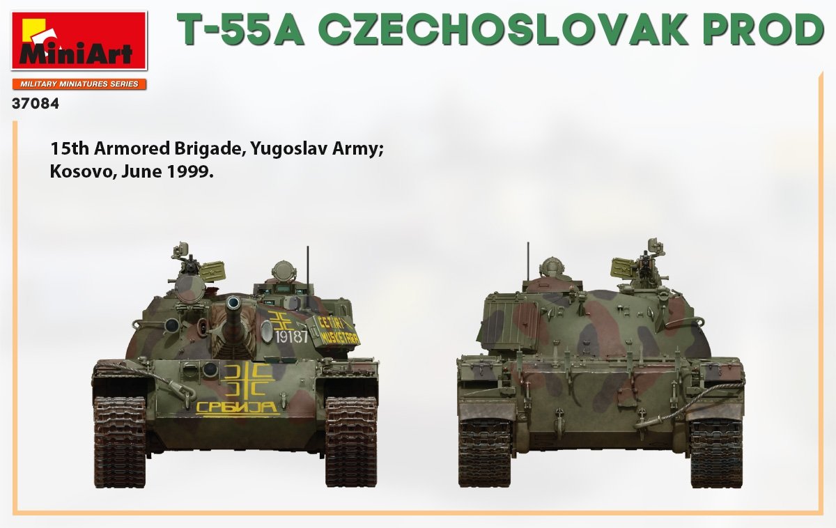 Miniart 37084 T-55A CZECHOSLOVAK PRODUCTION 1/35 – obrázek 11