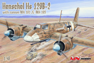 MN Hobby 48MN002 Henschel Hs 129B-2 With Cannon MK 101 &amp; MK 103 1/48