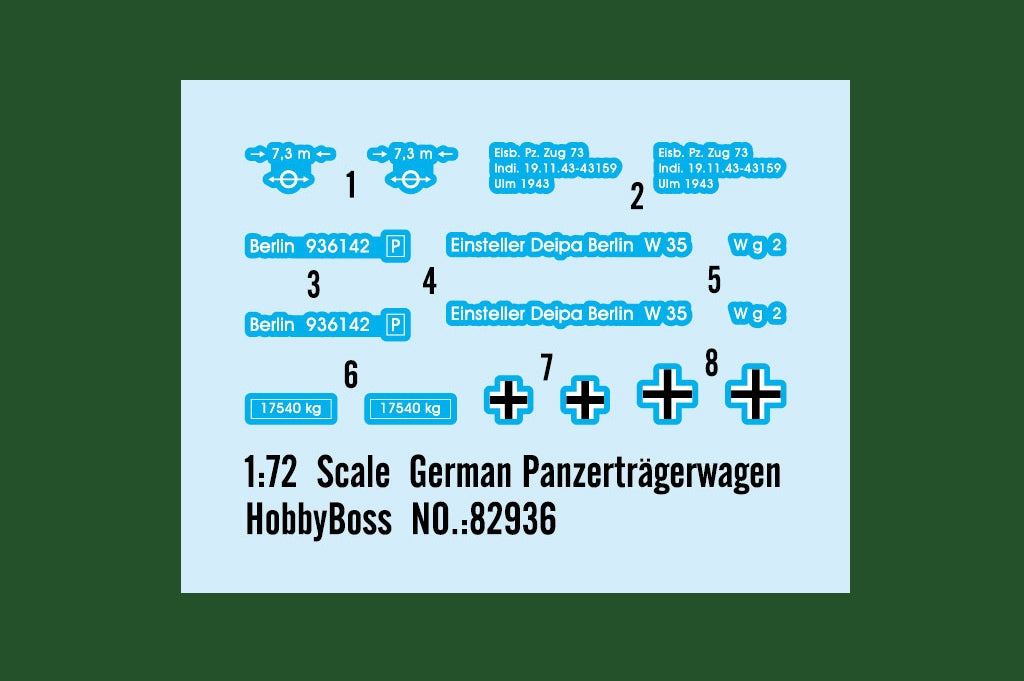 Hobby Boss 82936 German Panzerträgerwagen 1/72 – zdjęcie 3
