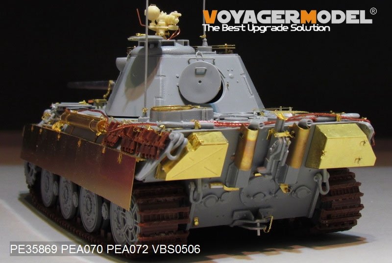 Voyager Model PE35869 WWII German Panther II tank basic for AMUSING HOBBY 1/35 – immagine 9