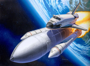 Revell 05674 Space Shuttle &amp;amp; Booster Rockets - 40th Anniversary 1/144 – obrázek 2