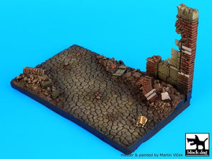 Black Dog D35019 Street with ruined wall 1/35 – obrázek 3
