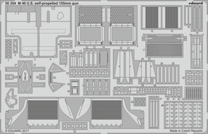 Eduard 36354 M 40 US self-propelled 155 mm gun TAMIYA 1/35
