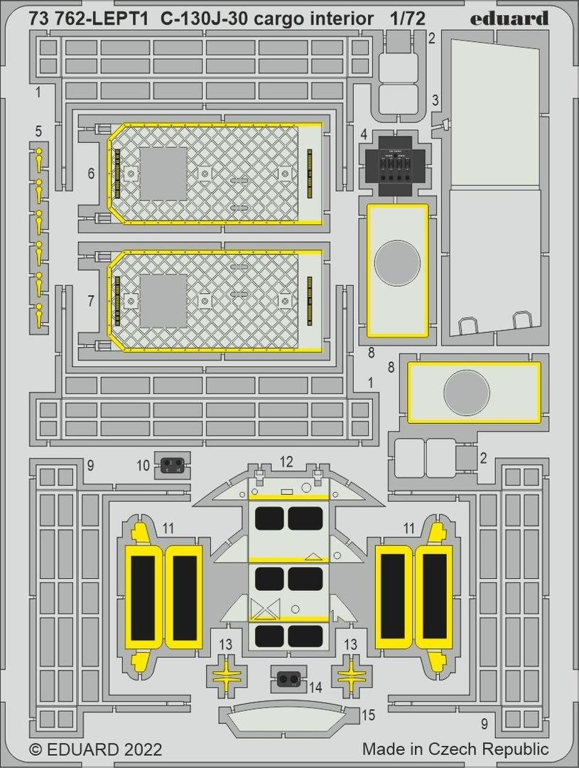 Eduard BIG72169 C-130J-30 PART II ZVEZDA 1/72 – immagine 4
