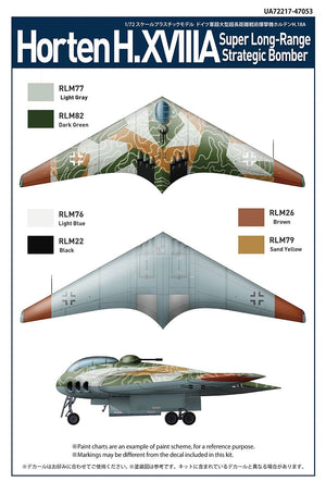 Modelcollect UA72217 Horten H.XVIIIA Super long-range tactical bomber 1/72 – zdjęcie 2