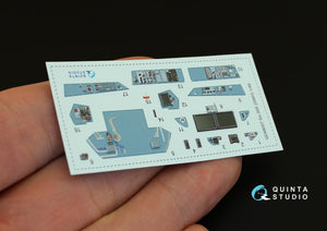 Quinta Studio QD48057 Su-35S 3D-Printed &amp;amp; colored Interior on decal paper (for GWH kit) 1/48 – Bild 4