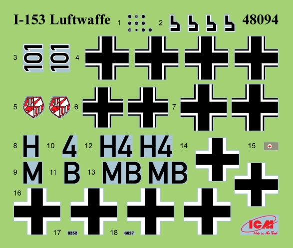 ICM 48094 I-153 Luftwaffe with Pilots and Ground Personnel 1/48 – Bild 2