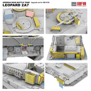 Rye Field Model 2068 Upgrade set German Main Battle Tank Leopard 2 A7 for RFM 5108 1/35 – Bild 4