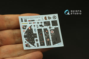Quinta Studio QD32184 F8F-2 Bearcat 3D-Printed colored Interior on decal paper (Trumpeter) 1/32 – image 4
