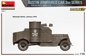 MiniArt 39012 AUSTIN ARMORED CAR 3rd SERIES: FREIKORPS SERVICE. INTERIOR KIT 1/35 – obrázek 4