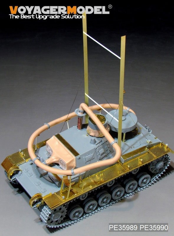 Voyager Model PE35989 WWII German Pz.KPfw.III (T)Ausf.F &amp;quot;Operation Seelowe&amp;quot; Basic For DRAGON 6877/6717 1/35 – obrázek 3