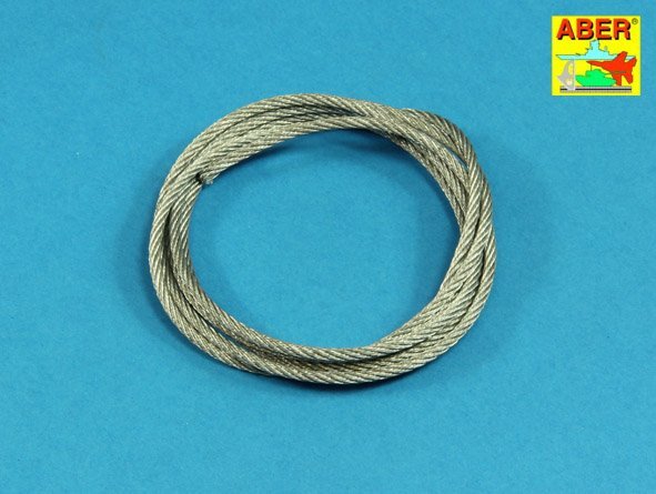 Aber TCS 25 Stainless Steel Towing Cables fi 2.5mm, 125 cm long