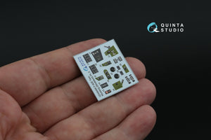 Quinta Studio QD48496 F-82E Twin Mustang 3D-Printed colored Interior on decal paper (Modelsvit) 1/48 – image 7