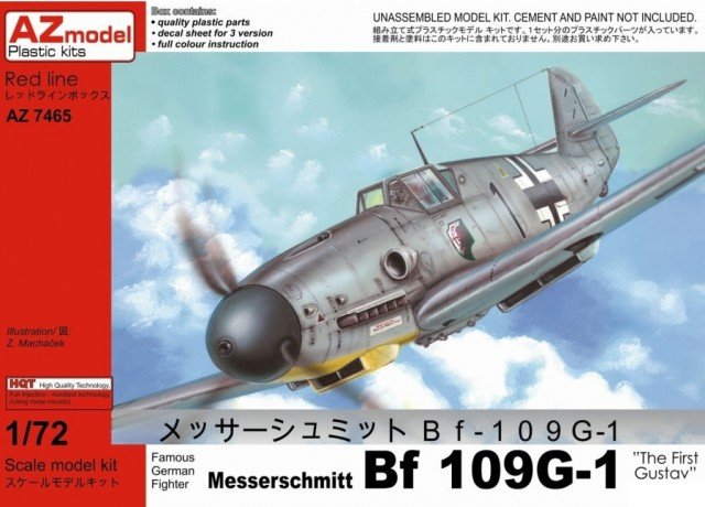 AZ Model AZ7465 Messerschmitt Bf 109G1 &amp;quot;The First Gustav&amp;quot;