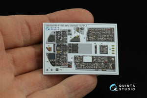 Quinta Studio QDS-32155 F-15C Early/F-15A/F-15J early 3D-Printed &amp;amp; colored Interior on decal paper (Tamiya) (small version) 1/32 – obrázek 12