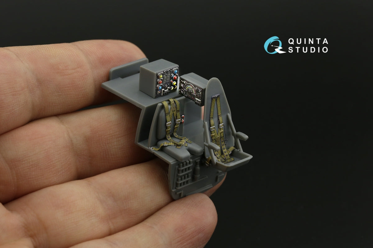 Quinta Studio QD48424 Mosquito FB Mk.VI/NF Mk.II 3D-Printed colored Interior on decal paper (Tamiya) 1/48 – image 7