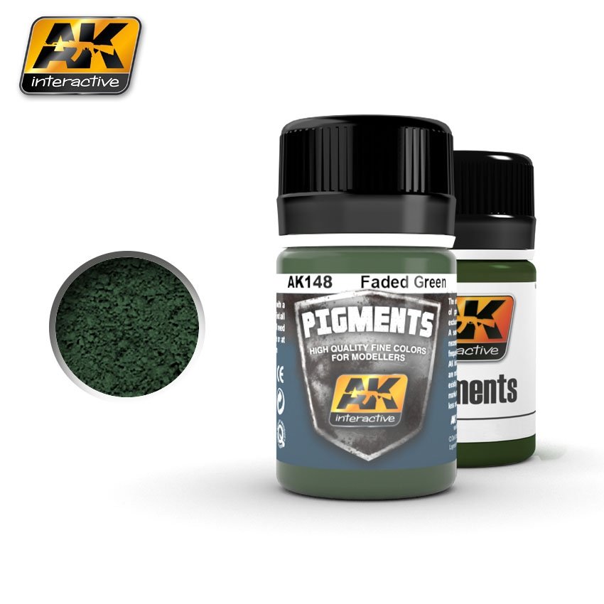 Pigment vert délavé AK148 d'AK Interactive, 35 ml