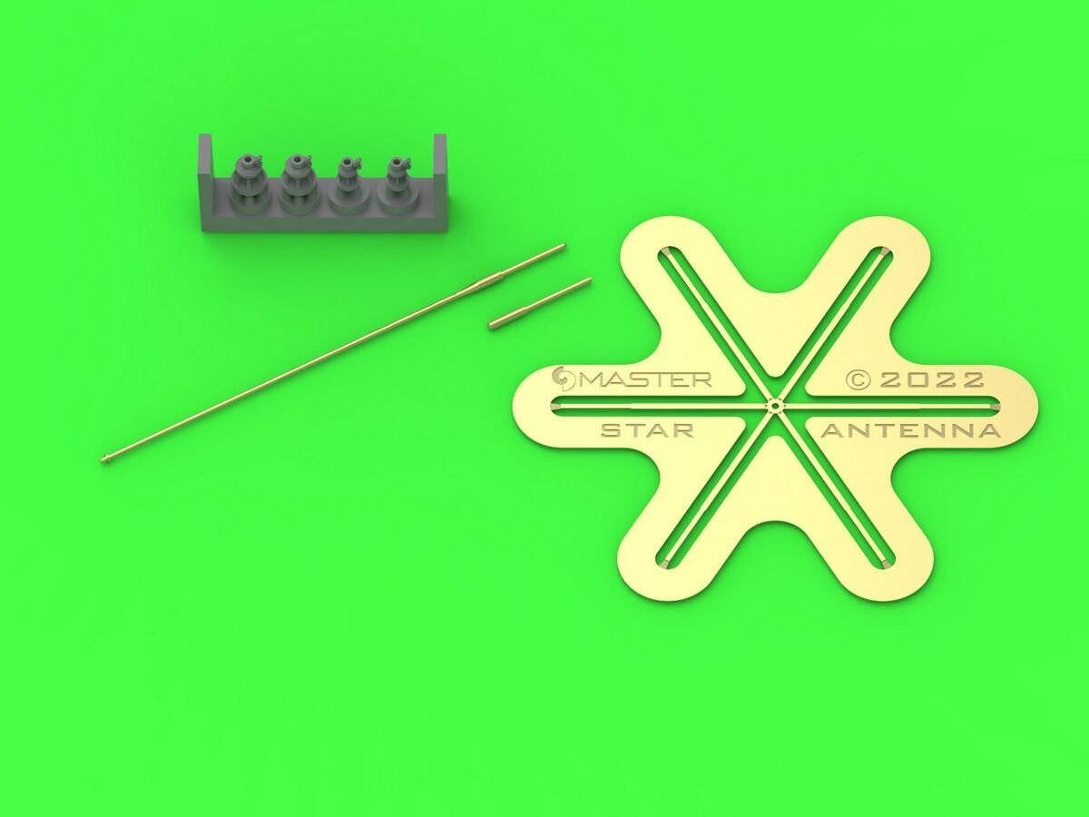 Master GM-72-020 German WWII 1.8m star antenna (for command tanks) (1pc) 1/72