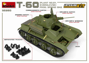 MiniArt 35260 T-60 PLANT N.37, SVERDLOVSK PROD. SPRING 1942. INTERIOR KIT 1/35 – immagine 11