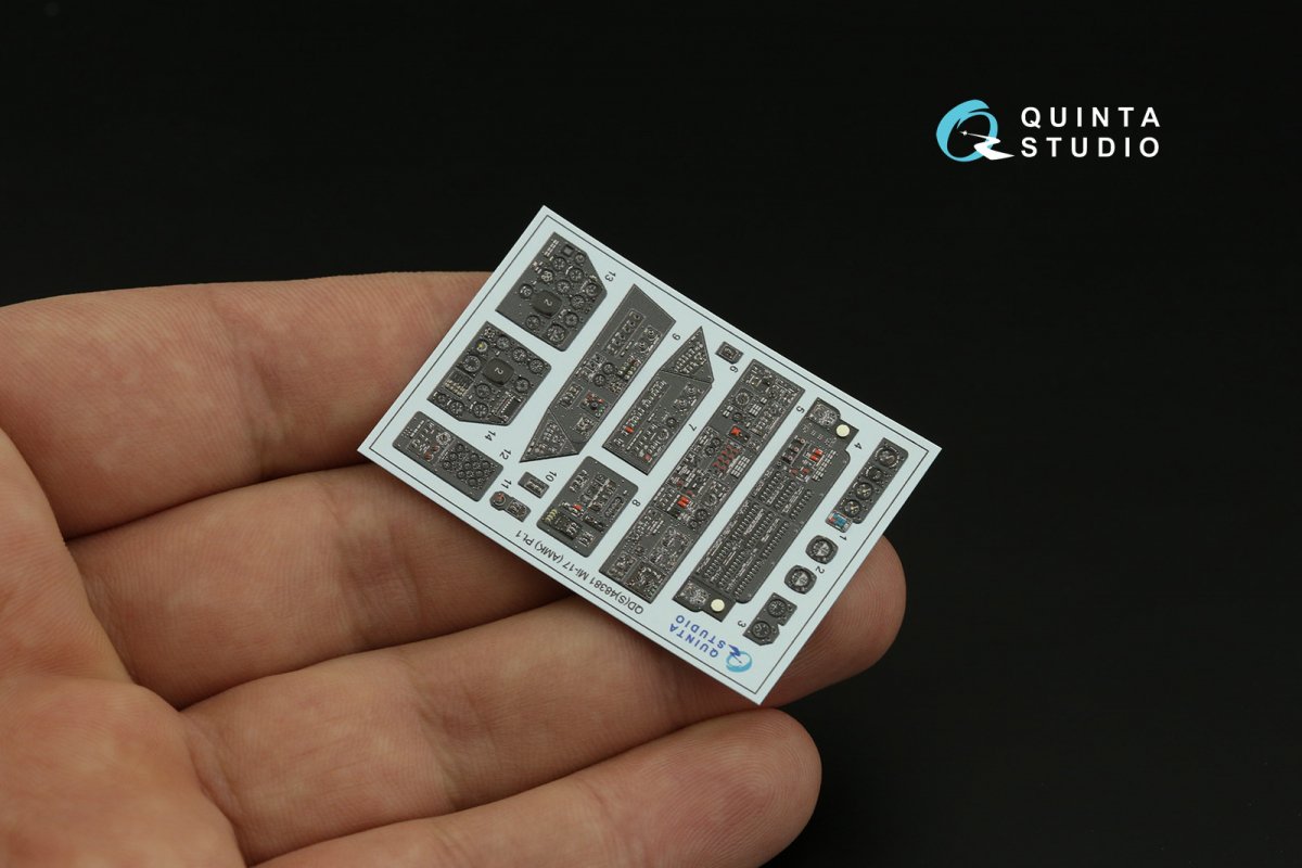 Quinta Studio QDS-48381 Mi-17 3D-Printed &amp;amp; colored Interior on decal paper (AMK) (Small version) 1/48 – image 3