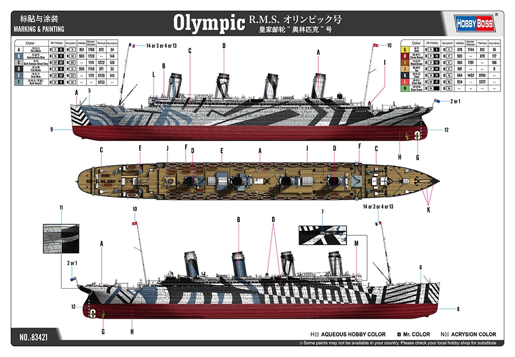 Hobby Boss 83421 Olympic 1/700 – image 4