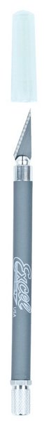 Excel 16023 K18 Grip-On Knife Gray w/ Safety Cap