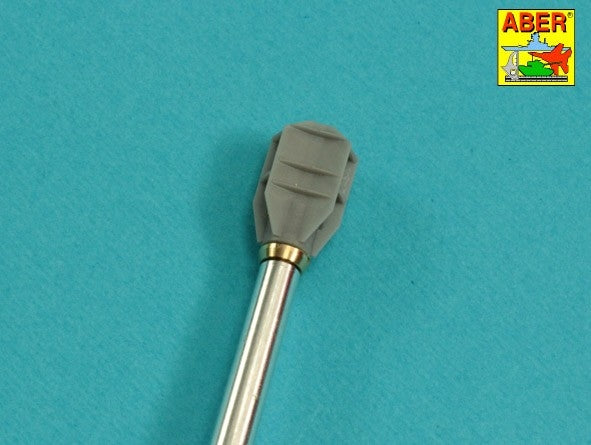Aber 35L-120 105mm D1504 L/44 barrel with muzzle brake for Israeli Sherman M51 1/35 – obrázek 8
