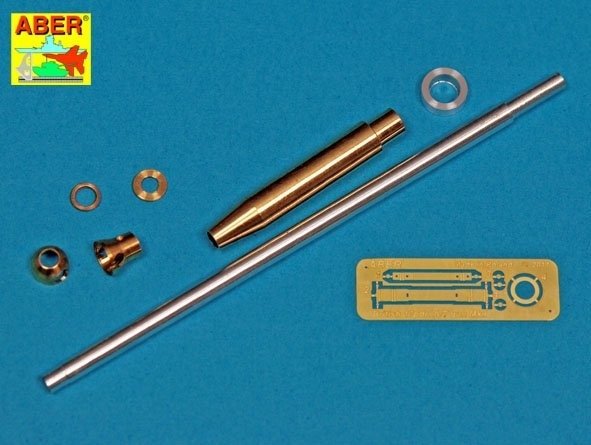 Aber 35L-313 Barrel for British 17pdr Anti-Tank Gun Mk.I with ball-shaped muzzle brake / Barrel for British 17pdr Anti-Tank Gun Mk.I with ball-shaped muzzle brake 1/35 – imagen 2