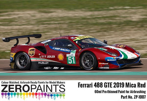 Zero Paints ZP-1007-488 2019 Ferrari 488 GTE (AF Corse) Mica Red Paint 60ml – image 2