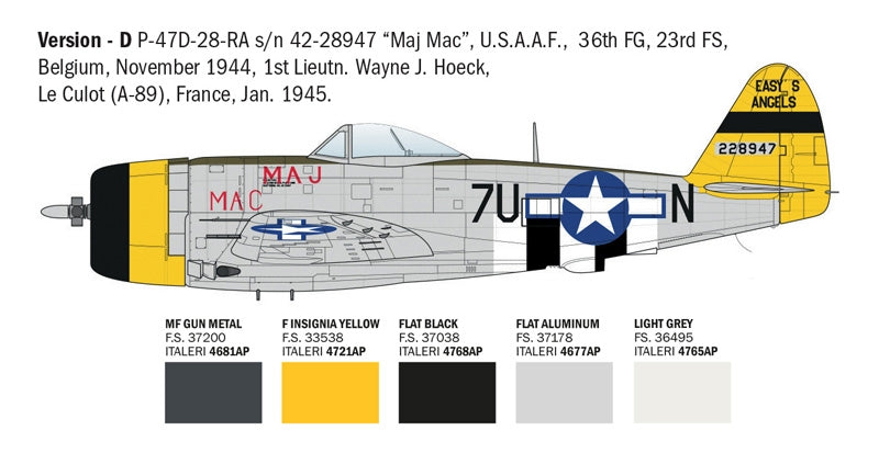 Italeri 2835 P-47D Thunderbolt 1/48 – imagen 9