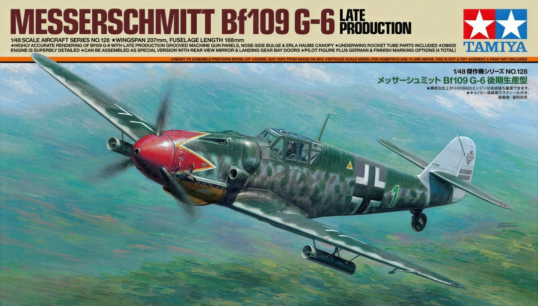 Tamiya 61128 Messerschmitt Bf109 G-6 Late production 1/48 – Bild 2