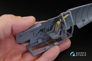 Quinta Studio QD32018 Spitfire Mk.IX 3D-Printed &amp;amp; colored Interior on decal paper (for Tamiya kit) 1/32 – immagine 6