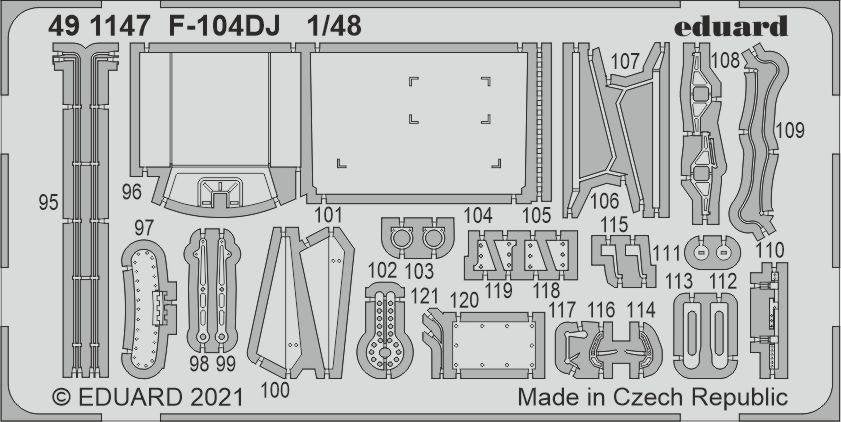 Eduard 491147 F-104DJ for KINETIC 1/48 – image 2